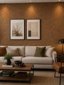 Self-Adhesive PVC Wallpaper, Washable, Decorative Wood Pattern, 5m X 10m Roll, For Home Renovation And Decoration, Living Room, Bedroom, Kitchen, Furniture, Patterned Wall Covering. - F203 - 查看 6