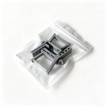 1 pieza Soporte de silla pequeño de doble color rojo y gris, soporte hueco ajustable portátil para escritorio, estante de almacenamiento, accesorios para cigarrillos, clip portacigarrillos - Ver 8