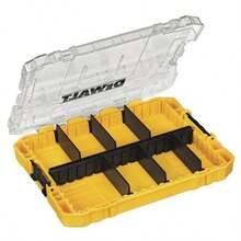 DEWALT TSTAK 重型工具收納盒，螺絲起子批頭、螺絲、螺帽、螺栓零件整理盒，附隔層便攜收納盒 DEWALT DWAN2190 - DWAN2190 - 查看 4