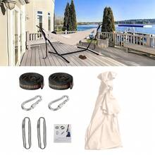 Hammock Ajaib, Kain Lembut dan Nyaman, Tersedia Berbagai Warna, Penggunaan Luar Ruangan, Sistem Gantung yang Dapat Diatur, Portabel dan Ringan - MultiWarna - View 11