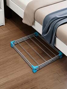 Three-Layer Foldable Drying Rack With Stable Support Frame, Multi-Rods For Large-Capacity Drying, Foldable To Save Space, Suitable For Clothes And Bed Sheets, Delivers Good Ventilation For Quick Drying - View 6