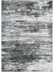 8 X 10 Inch Washable Living Room Rug: Large Soft Abstract Neutral Non-Slip Low Pile Rug, Modern Rug For Bedroom, Kitchen, Nursery, Office, Indoor Dining Room - Black - View 9