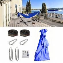 Hammock Ajaib, Kain Lembut dan Nyaman, Tersedia Berbagai Warna, Penggunaan Luar Ruangan, Sistem Gantung yang Dapat Diatur, Portabel dan Ringan - MultiWarna - View 13