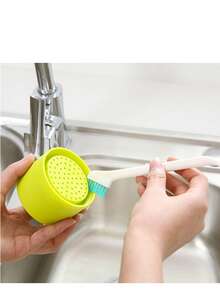 Small Household Cleaning Brush, Gap Brush Suitable For Holes, Crevices, Corners, Spaces And Tiny Gaps. Polishing Cleaning Tool, Suitable For Bottles, Keyboards, Windows And Door Tracks - Multicolor - View 9