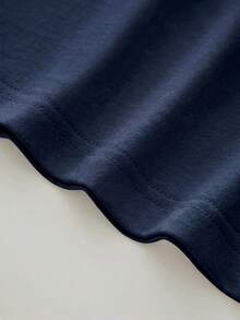 Women T-Shirts - Blue and Black - View 5