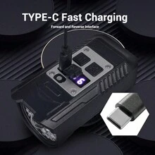 1pc USB Rechargeable High Brightness LED Bicycle Light With Mounting Bracket & Charging Cord, Multi-Mode Portable Bike Lamp For Outdoor Cycling Mountain Road Bike Commuting Night Riding Lighting Use - Bicycle Lights - View 4