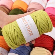 6mm Plush Round Cord 40 Yards/36 Meters Soft Rope Handmade DIY Crochet Bag Weaving Yarn - 6mm Plush Round Rope - View 12