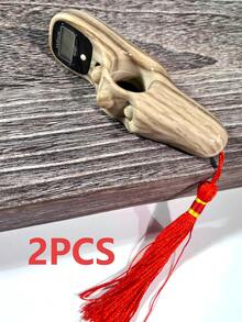 1pc Wood Grain LCD Digital Counter Tally Counter With Lanyard, Battery-Free Operation, Suitable For Meditation, Gym, Prayer, Yoga - Durable Material - For Tracking Repetitions, Cycles, Routines - Portable Counter, Suitable For Meeting Statistics - Multicolor - View 18