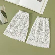 1 Pair Comfortable Lace Short Sleeves, Arm Covers, Loose Lace Cuffs To Cover Thick Arms - Multicolor - View 9
