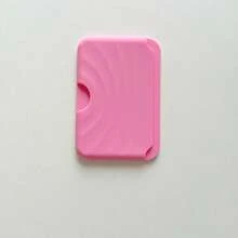 Summer Colorful Magnetic Phone Card Holder, Reusable Back Card Pouch, Holds 3-4 Cards - Multicolor - View 12