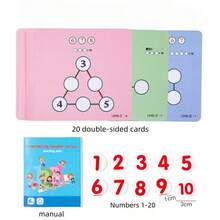 Number Array Puzzle Toy, Number Game, Math Logic Thinking Training, Montessori Arithmetic Tool, Addition And Subtraction Teaching Aid - Multicolor - View 4