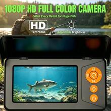 Underwater Fishing Camera 1080P HD, Portable Fish Finder With 4.3" LCD Display & Infrared Night Vision Light, IP68 Waterproof & 5000mAh, Fishing Camera For Ice Lake Boat Kayak Fishing - 49.21ft/590.55in - Black - View 3