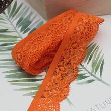 5碼 1英吋寬蕾絲彈性飾邊蕾絲緞帶 蕾絲邊裝飾 縫紉手工藝 婚禮派對裝飾 衣物內衣裝飾 蕾絲手工配件 DIY - 蕾絲花邊 - 查看 27