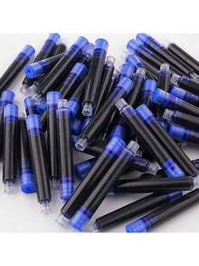 Fountain Pen Ink Cartridges, Fountain Pen Ink Refills Compatible With 2.6mm And 3.4mm Nib Diameters, Black Red Blue Ink, Replacement Ink Cartridge Set, Back To School - A - View 7