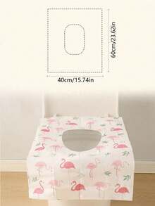 1/10/20pcs Disposable Toilet Seat Covers, Travel Essential, Large Waterproof Toilet Pads, Suitable For Home, Travel, Public Restrooms, Full Coverage Toilet, Mother's Day Gift - Multicolor - View 3