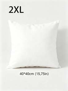 1pc Thick Non-Woven Fabric Pillow Core, Soft And Comfortable Cotton Pillow Insert, Multiple Sizes Cushion Core, Car Throw Pillow Insert, Suitable For Living Room, Bedroom, Sofa Decoration, Autumn Decoration, Room Decoration - White - View 13