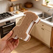 4/8pcs Dishwashing Sponges - Double-Sided Dish Cleaning Scrubbing Kitchen Sponges, Remove Grease And Burnt Food, Multi-Color! - A - View 9