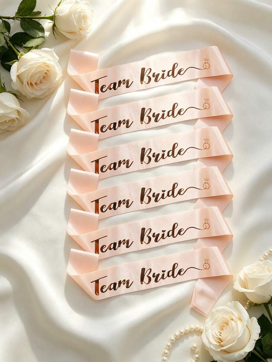 1pc-Teambride Bridesmaid Sash, Bachelorette Party Shoulder Strap, Bachelorette Party Decor