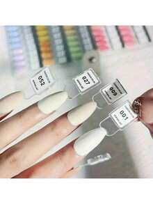 Magnetic Nail Color Book With Detachable Acrylic Gradient Color Display Board And Removable Nail Art Display Rack - Multicolor - View 2