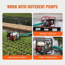 50.8 Mm X 6.1 M Suction Hose, Hose With Cam Connectors, Aluminum Fittings For Various Pumps For Wastewater Treatment, Water Transport, Green - 2.0inch 20ft - 查看 6