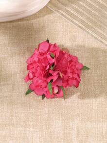 1pc Beach Bohemian Vacation Style Artificial Flower Hair Clip,Claw Clips - Multicolor - View 5