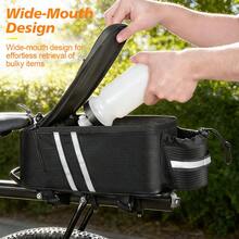 Tas Belakang Sepeda NEWBOLER dengan Kantong Botol Air Kapasitas Besar 8L, Tas Sepeda PVC - MultiWarna - View 10