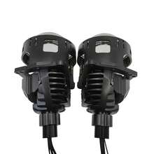 最新 Z50S 升級版 3 英吋三色投影透鏡 LED 車頭燈，低燈 40W 高燈 50W，白光/黃光/暖白光，無損安裝汽車大燈 2 件/組 - Z50S - 查看 4