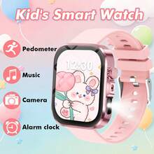 1 buah Jam Tangan Pintar Anak Unisex dengan Tali Silikon Lembut, Layar Sentuh Besar, Dilengkapi Kamera, Stopwatch, dan Fungsi Kalender, Gaya Sporty, Cocok untuk Pemakaian Sehari-hari, Hadiah untuk Anak-anak - MultiWarna - View 12