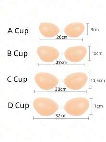 Hourtrue Ladies' Waterproof Thickened Silicone Breast Petals Untuk Mengangkat & Mengencangkan Payudara Kecil, Khusus Untuk Fotografi Pernikahan - MultiWarna - View 4