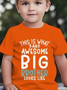 Camiseta de manga corta para niño con estampado de letras, ideal para uso casual al aire libre, modelo NY-DX5372 - Azul - Ver 8