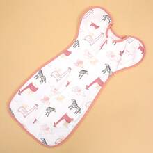 Yue Ye 1pc Baby Pure Cotton Printed Small Blanket, Zipper Design, Very Convenient, Comfortable And Soft Fabric, Baby's Halloween Gift - Multicolor - View 15
