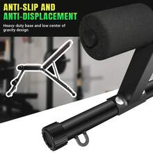 7Sevenjokers 440LBS Adjustable Weight Bench With Leg Extension & Preacher Pad – Multi-Angle Incline/Decline For Home Gym, Full Body Strength Training Rack, Sturdy Heavy-Duty - Black - View 7