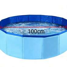 Reversible Stackable Thickened Pet Swimming Pool, Large Capacity Portable, Suitable For Indoor And Outdoor Use (Drain Hole Position Varies By Model, Image Shown For Reference Only) - Multicolor - View 11