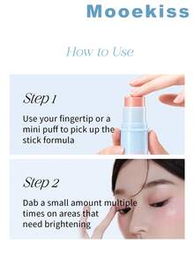 Mooekiss Highlighter Stick yang Cocok untuk Makeup Sehari-hari, Hadiah Sempurna untuk Pacar. - 02 - View 7