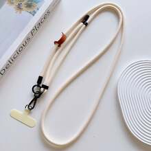 1PC Extra Long Sturdy Crossbody Phone Lanyard, Adjustable Halter, Multi-Functional Anti-Lost Lanyard With Protective Case Clip, Durable Long Chain For Outdoor Travel, Hiking, Crossbody Lanyard With Free Clip - Multicolor - View 5