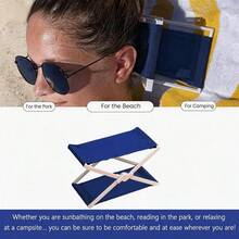 2pcs/Set Portable Folding Beach Pillow, Compact Camping Leisure Cushion, Easy To Store, Can Be Used As Headrest Or Small Backrest For Outdoor Camping And Beach Relaxation, Ready To Use, Convenient Storage, High Practicality And Portability, Suitable For Leisure And Entertainment Scenes - Multicolor - View 4