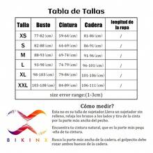 Azul Traje De Baño Sexy Bikini Para Mujer Con Falda 3 Piezas - Naranja - Ver 2