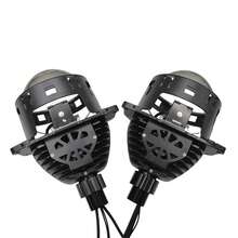 最新 Z50S 升級版 3 英吋三色投影透鏡 LED 車頭燈，低燈 40W 高燈 50W，白光/黃光/暖白光，無損安裝汽車大燈 2 件/組 - Z50S - 查看 5