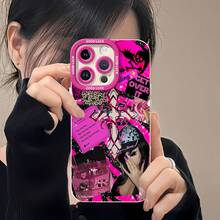Collage emo de  rosafunda de teléfono Fundas compatibles con ,Apple,VIVO,OPPO,,, y Honor.Fabricadas en silicona TPU,ofrecen protección contra golpes y caídas. - Blanco - Ver 5