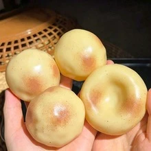 1pc/Random Color Realistic Soft Potato Mash Squishy Ball Handmade DIY Stress Relief Venting Toy Hot-Selling Sand Sound - Multicolor - View 8