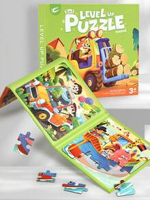 Magnetic Puzzle For 3-5 Years Old Children, 20pcs Animal Puzzle For 4-6 Years Old Kids, Easter Egg Gift, Car Airplane Road Trip Activity Magnetic Game Toy, Suitable For Boys And Girls - Magnetic Puzzle - View 6