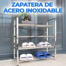 Metal Shoe Organizer Rack, Adjustable Shoe Shelf Without Tools, Storage For Sneakers, Boots, Heels For Bedroom, Hallway, Closet - Light Grey - View 10