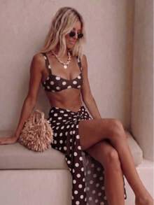 Zebra Print Camisole Top Summer Vacation Beach - Multicolor - View 3