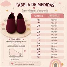 Tênis Infantil Calce Fácil Menino Menina Antiderrapante Inverno Macio Confortável  Passeios Praia Escola Creche 18 ao 31 - Vinho - Visão 5
