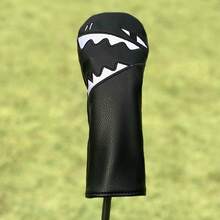 1pc Driver Fairway Hybrid - Shark Fun Design Golf Club Head Cover, Fashionable Golf Club Head Cover, Embroidery Design, Durable And Dust-Proof, Provide Best For Golf Club - Multicolor - View 7