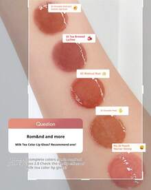 Rom&Nd Juice Gloss 2.0 Sugar Added Tint 3.5g 水感不乾澀漸層全遮蓋亮澤唇彩 - 12 - 查看 6