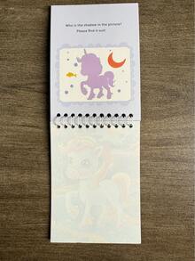 Children's Water Painting Book, Reusable Doodle Book, Water-Based Educational Magic Drawing Book For Kindergarten Students Back To School - Multicolor - View 3