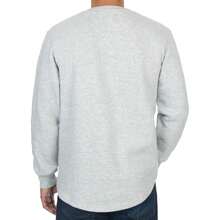 Coleman Men's Long Sleeve Henley Fleece Sweatshirt - 3-Button Placket - Comfortable Cotton Blend For All Seasons Variant 4 - Light Grey Heather - View 4