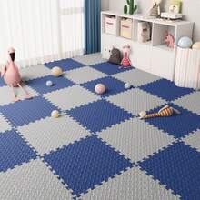 10 Pcs Leaf Pattern Interlocking Mats - 30x30x1cm Size, Multiple Color Combinations With Fresh Aesthetic! Leaf Pattern Anti-Slip Texture + 1cm Thick Cushioning, For Crawling And Playing, Freely Assemble To Fit Different Spaces, Essential For Home Baby Activity Area, And Practical - 30x30x1cm - View 5