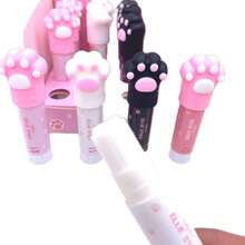 1/2/4pcs Cat Paw Shaped Glue Sticks, Quick Dry Solid Glue, Back To School Essential (Random Style) - A - View 4